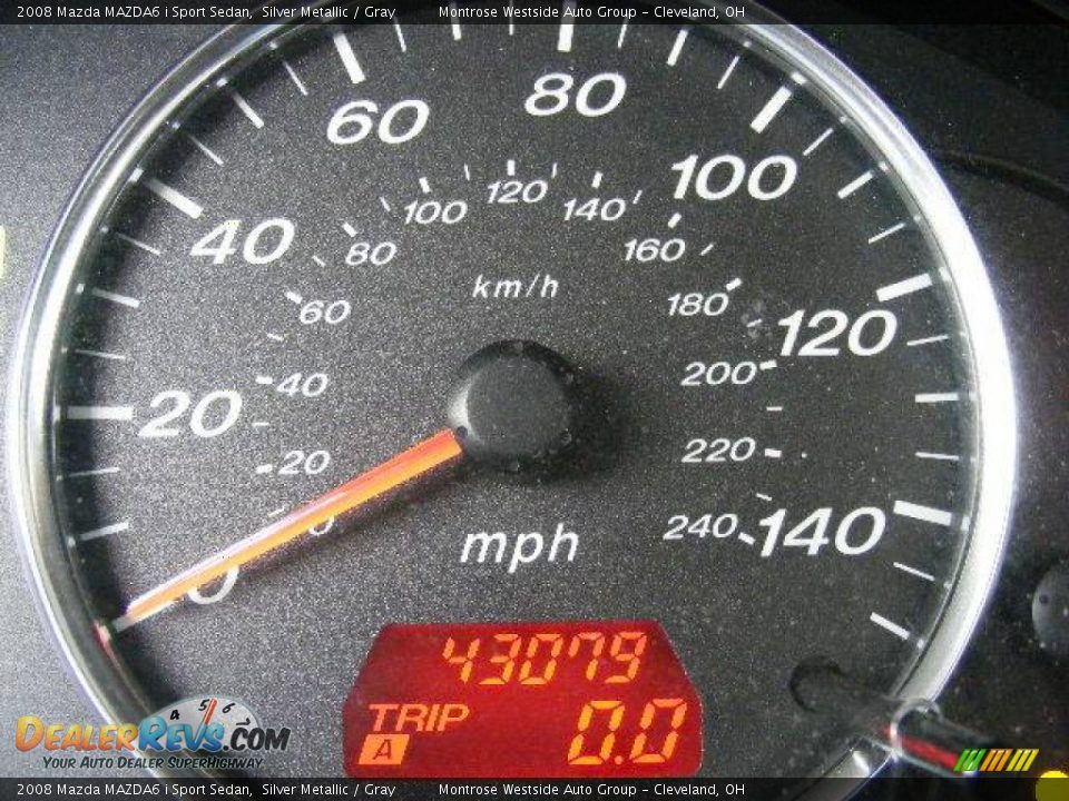 2008 Mazda MAZDA6 i Sport Sedan Silver Metallic / Gray Photo #18