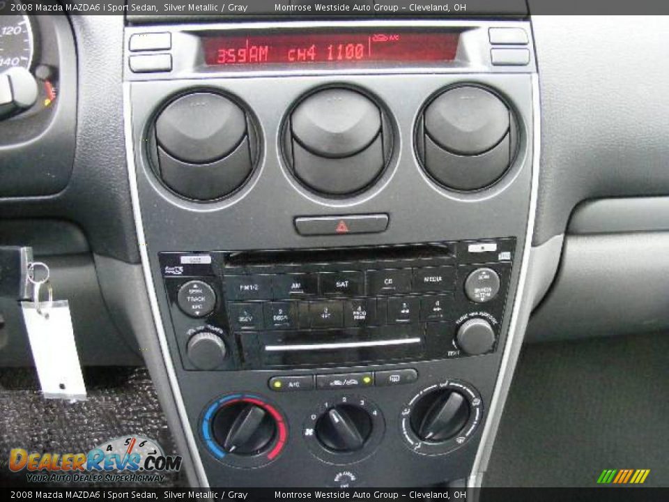 2008 Mazda MAZDA6 i Sport Sedan Silver Metallic / Gray Photo #19