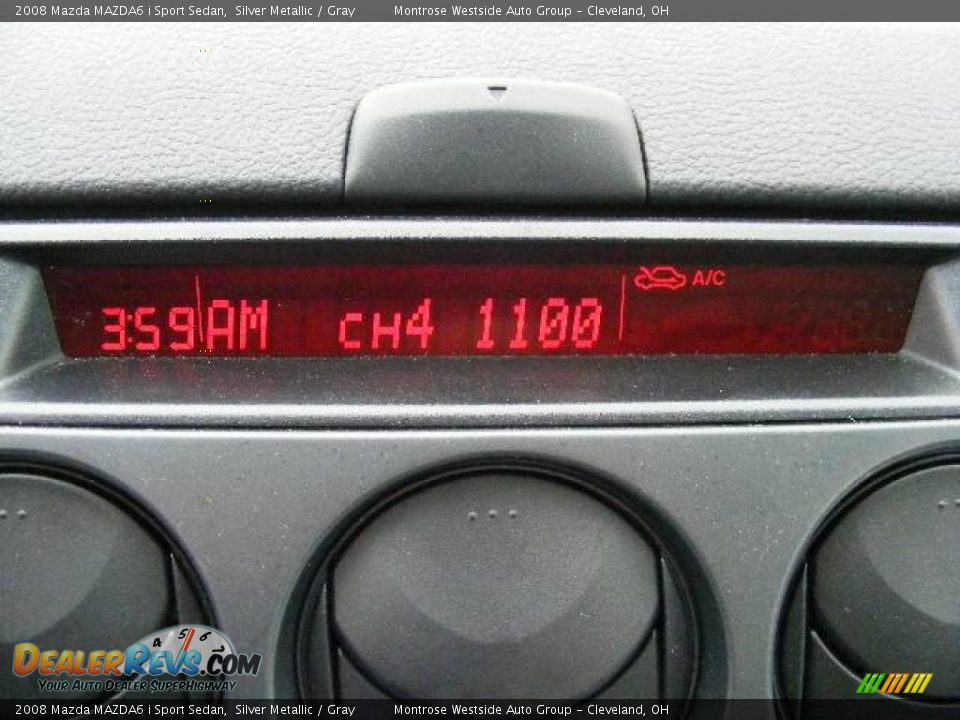 2008 Mazda MAZDA6 i Sport Sedan Silver Metallic / Gray Photo #20