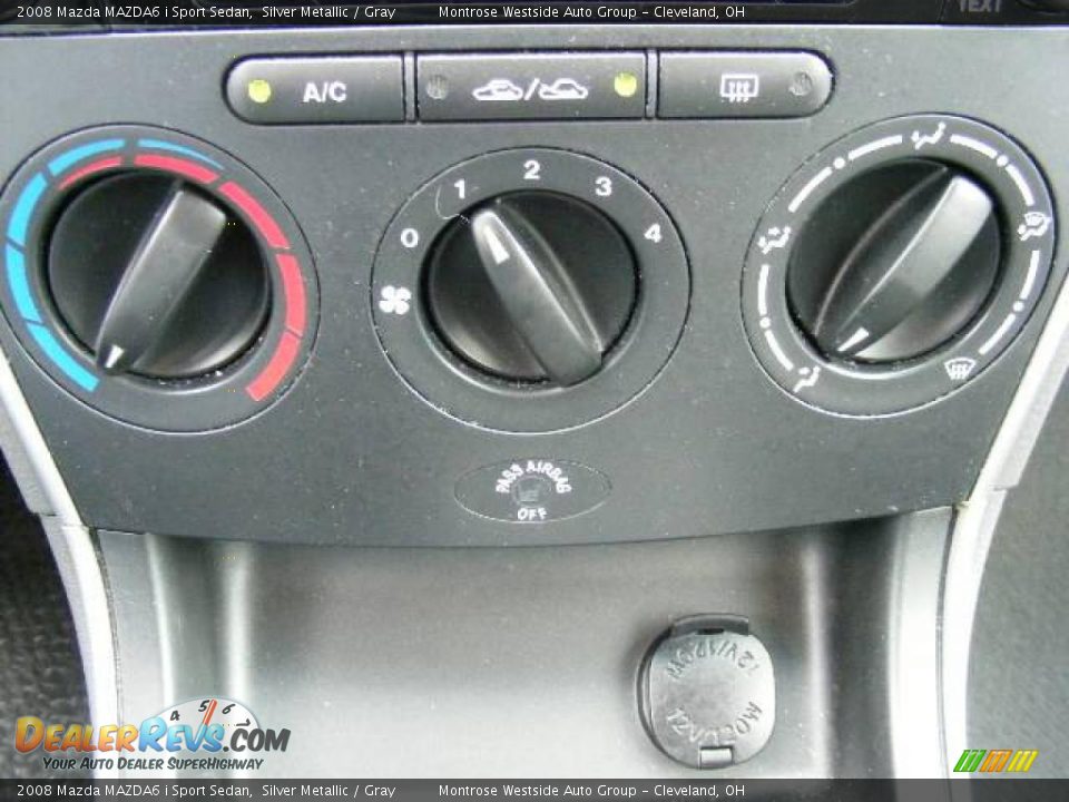 2008 Mazda MAZDA6 i Sport Sedan Silver Metallic / Gray Photo #22