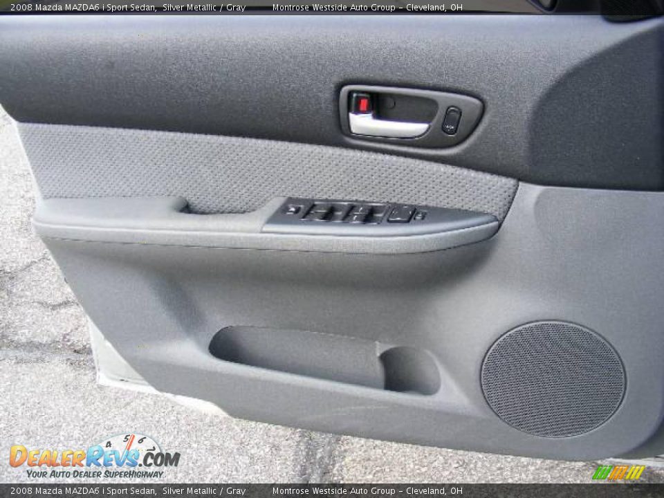 2008 Mazda MAZDA6 i Sport Sedan Silver Metallic / Gray Photo #24