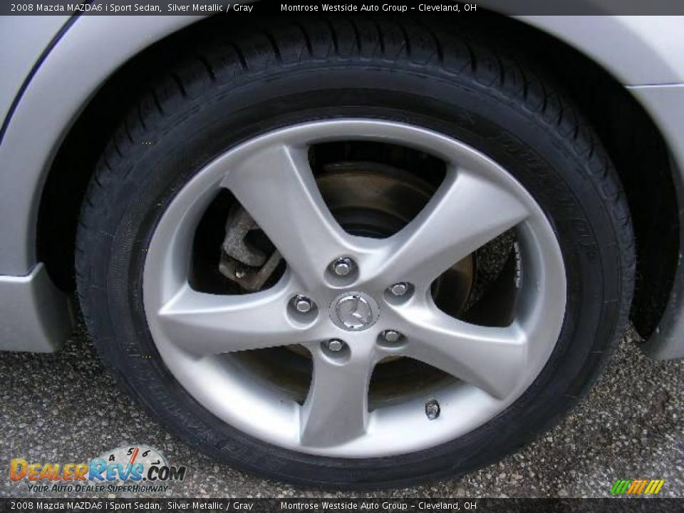 2008 Mazda MAZDA6 i Sport Sedan Silver Metallic / Gray Photo #26