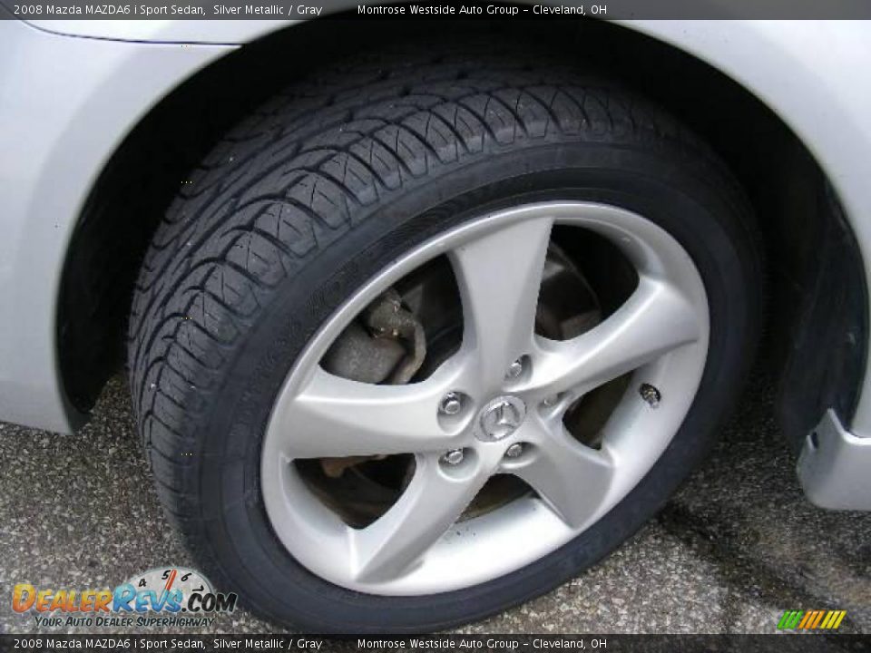 2008 Mazda MAZDA6 i Sport Sedan Silver Metallic / Gray Photo #27