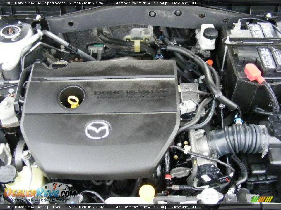 2008 Mazda MAZDA6 i Sport Sedan Silver Metallic / Gray Photo #28