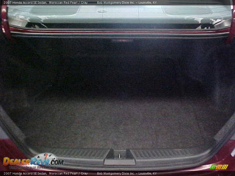 2007 Honda Accord SE Sedan Moroccan Red Pearl / Gray Photo #23
