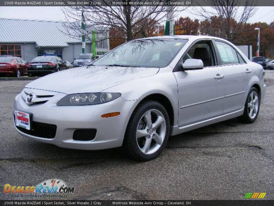 2008 Mazda MAZDA6 i Sport Sedan Silver Metallic / Gray Photo #1