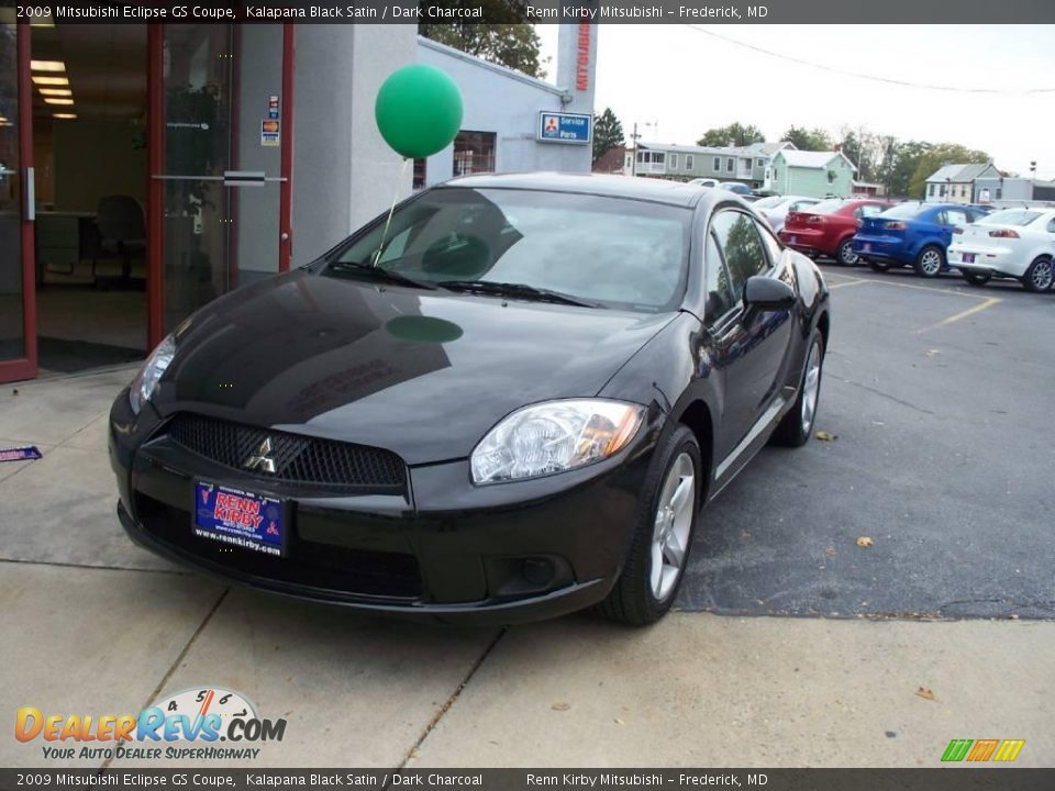 2009 Mitsubishi Eclipse GS Coupe Kalapana Black Satin / Dark Charcoal Photo #1