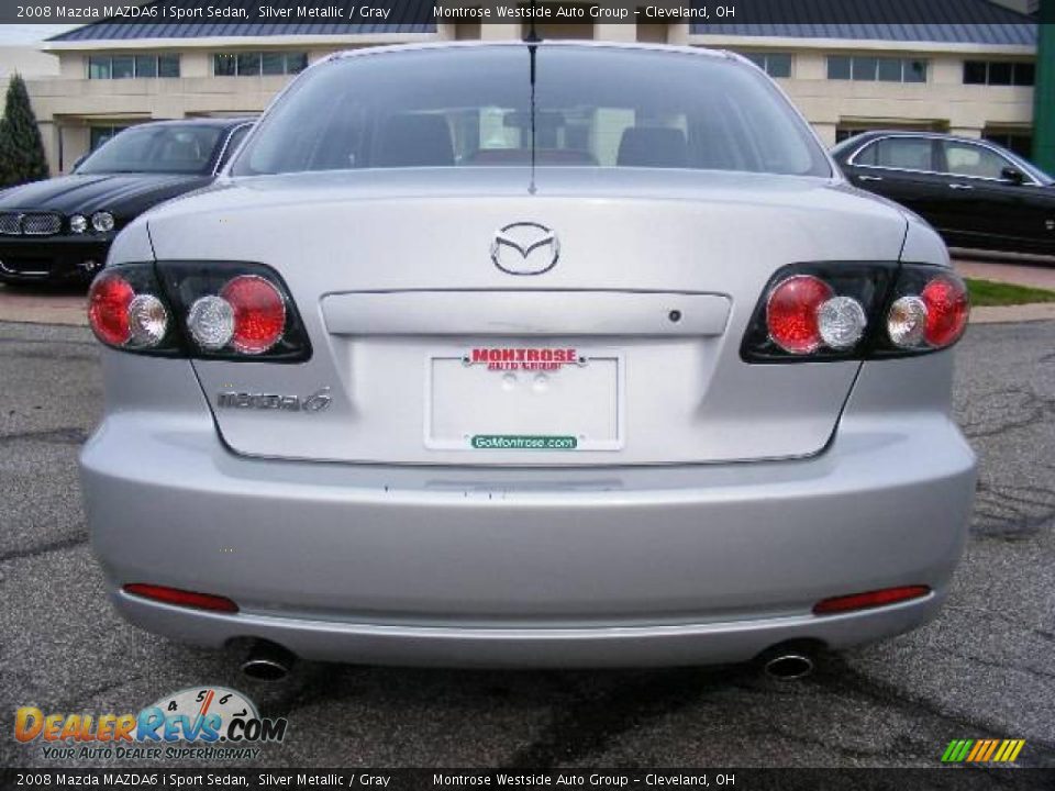 2008 Mazda MAZDA6 i Sport Sedan Silver Metallic / Gray Photo #4