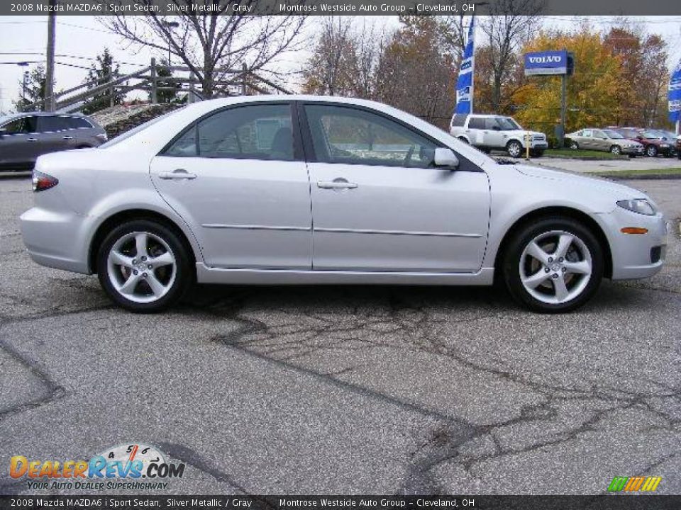 2008 Mazda MAZDA6 i Sport Sedan Silver Metallic / Gray Photo #6