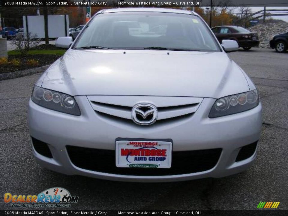 2008 Mazda MAZDA6 i Sport Sedan Silver Metallic / Gray Photo #8