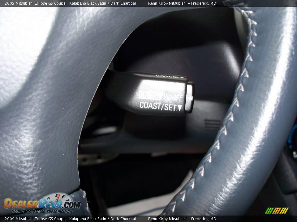 2009 Mitsubishi Eclipse GS Coupe Kalapana Black Satin / Dark Charcoal Photo #8