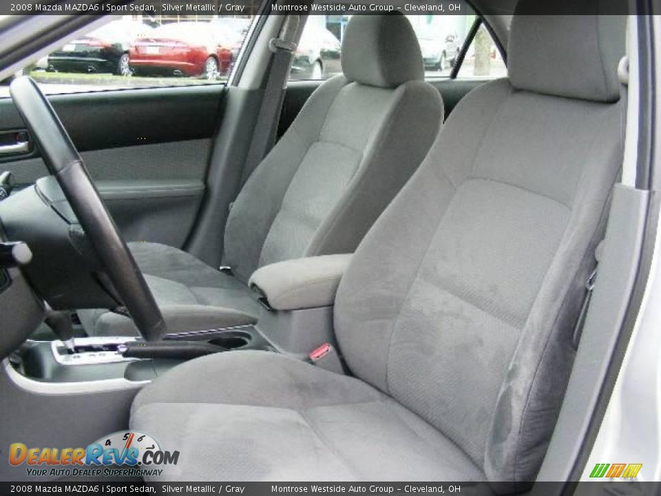 2008 Mazda MAZDA6 i Sport Sedan Silver Metallic / Gray Photo #9