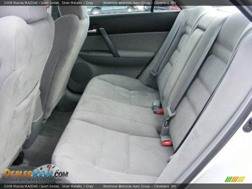 2008 Mazda MAZDA6 i Sport Sedan Silver Metallic / Gray Photo #11