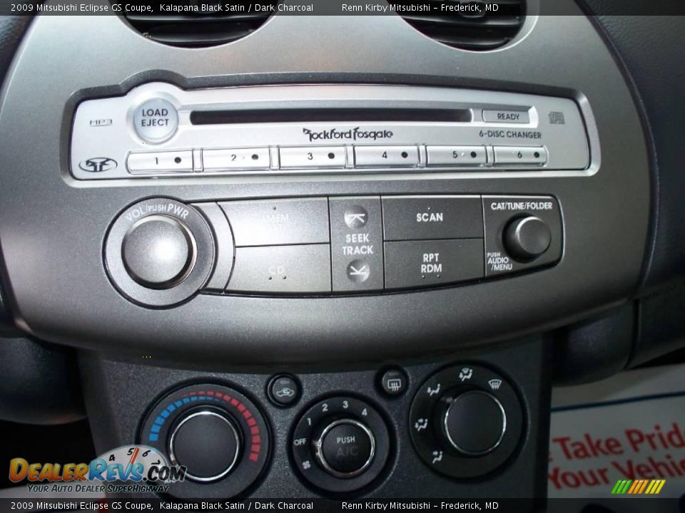 2009 Mitsubishi Eclipse GS Coupe Kalapana Black Satin / Dark Charcoal Photo #11