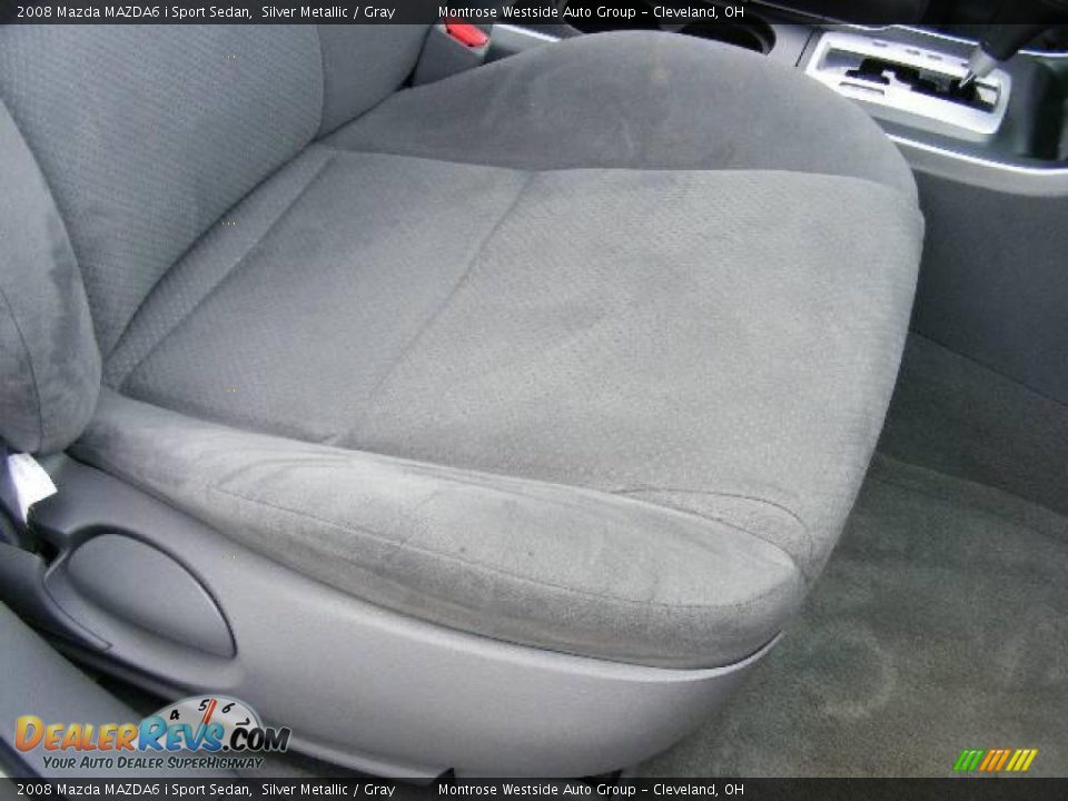 2008 Mazda MAZDA6 i Sport Sedan Silver Metallic / Gray Photo #14