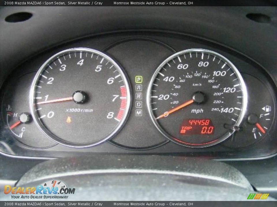 2008 Mazda MAZDA6 i Sport Sedan Silver Metallic / Gray Photo #17