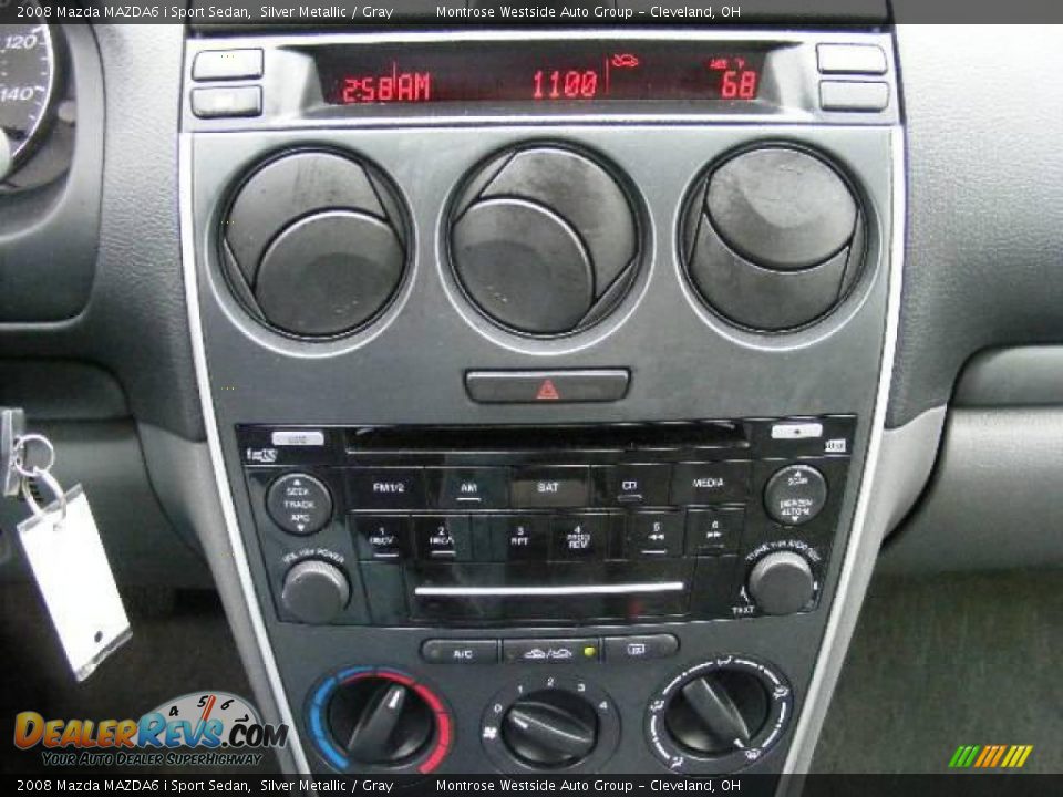 2008 Mazda MAZDA6 i Sport Sedan Silver Metallic / Gray Photo #19