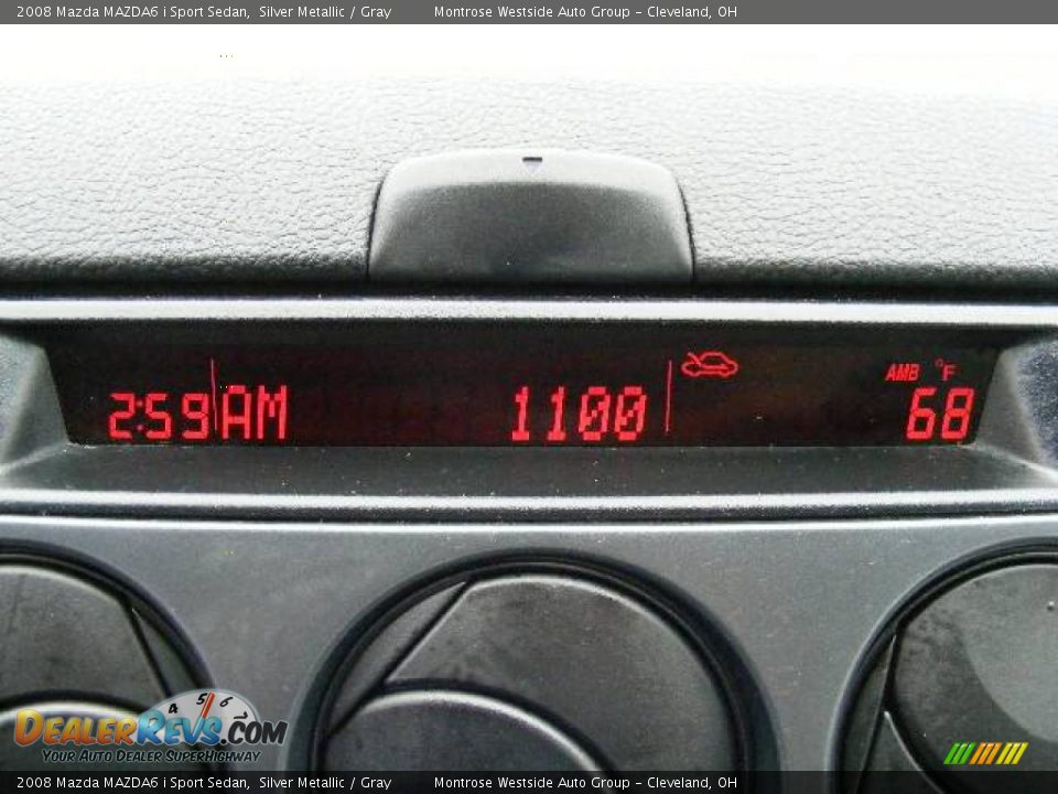 2008 Mazda MAZDA6 i Sport Sedan Silver Metallic / Gray Photo #20