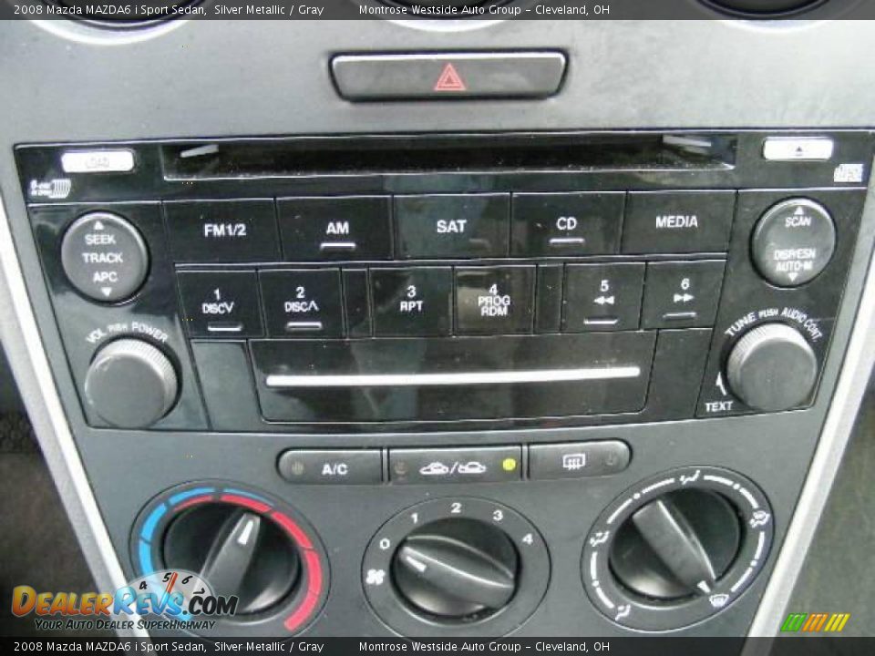 2008 Mazda MAZDA6 i Sport Sedan Silver Metallic / Gray Photo #21