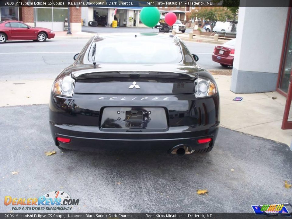 2009 Mitsubishi Eclipse GS Coupe Kalapana Black Satin / Dark Charcoal Photo #19