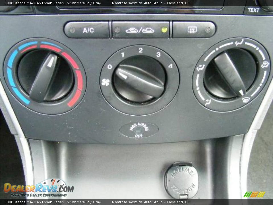 2008 Mazda MAZDA6 i Sport Sedan Silver Metallic / Gray Photo #22