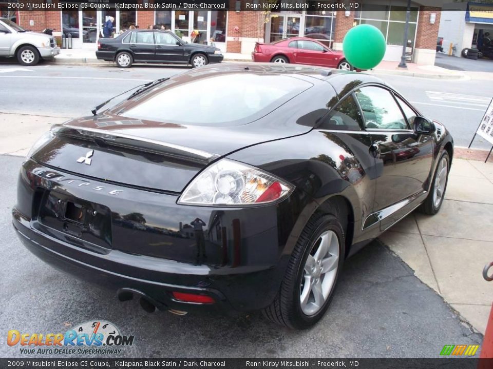 2009 Mitsubishi Eclipse GS Coupe Kalapana Black Satin / Dark Charcoal Photo #20