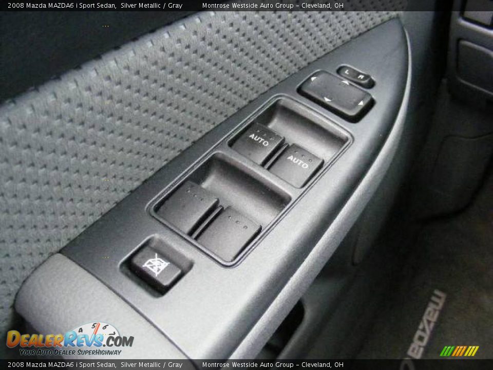 2008 Mazda MAZDA6 i Sport Sedan Silver Metallic / Gray Photo #24