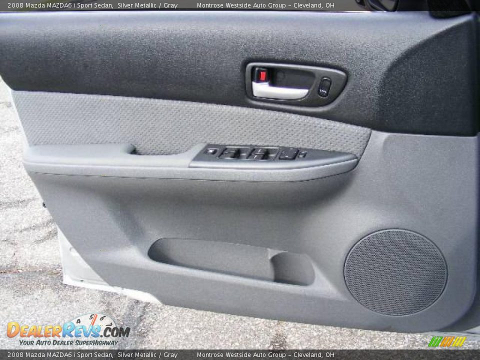 2008 Mazda MAZDA6 i Sport Sedan Silver Metallic / Gray Photo #25