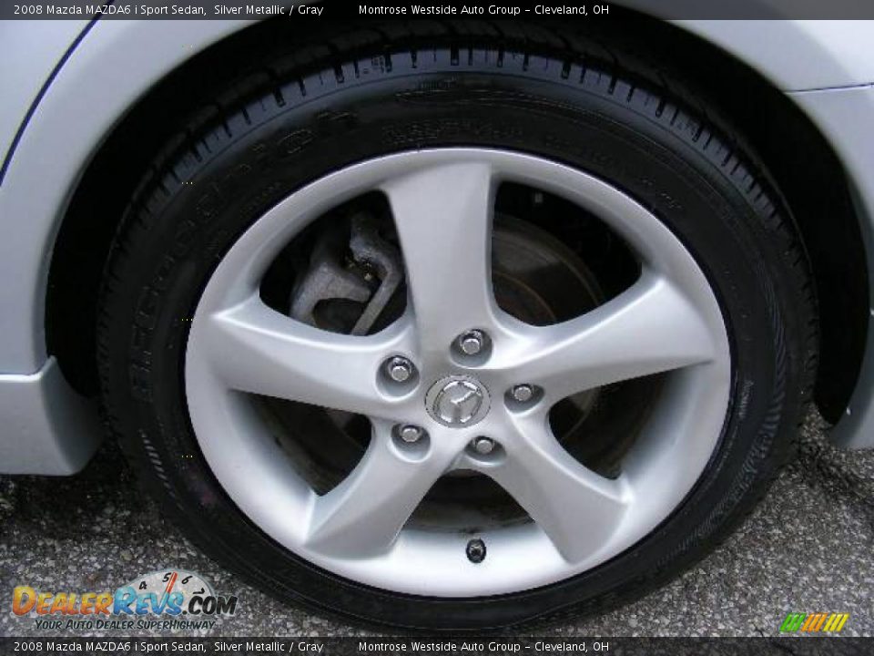 2008 Mazda MAZDA6 i Sport Sedan Silver Metallic / Gray Photo #27