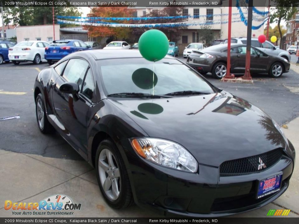 2009 Mitsubishi Eclipse GS Coupe Kalapana Black Satin / Dark Charcoal Photo #24