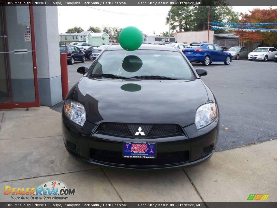 2009 Mitsubishi Eclipse GS Coupe Kalapana Black Satin / Dark Charcoal Photo #25