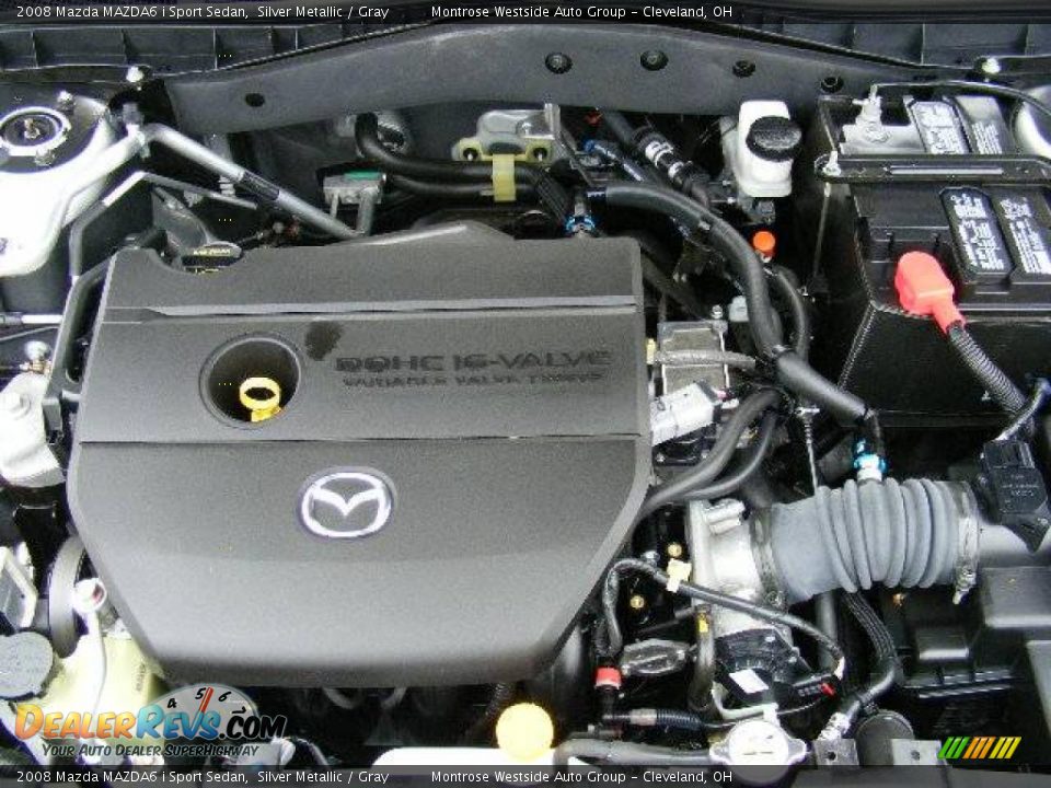 2008 Mazda MAZDA6 i Sport Sedan Silver Metallic / Gray Photo #29