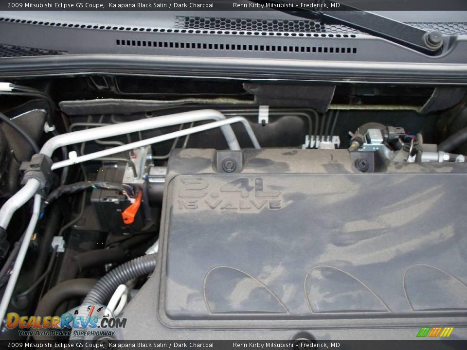 2009 Mitsubishi Eclipse GS Coupe Kalapana Black Satin / Dark Charcoal Photo #27