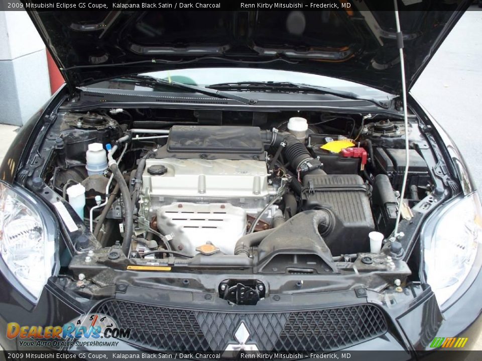 2009 Mitsubishi Eclipse GS Coupe Kalapana Black Satin / Dark Charcoal Photo #29