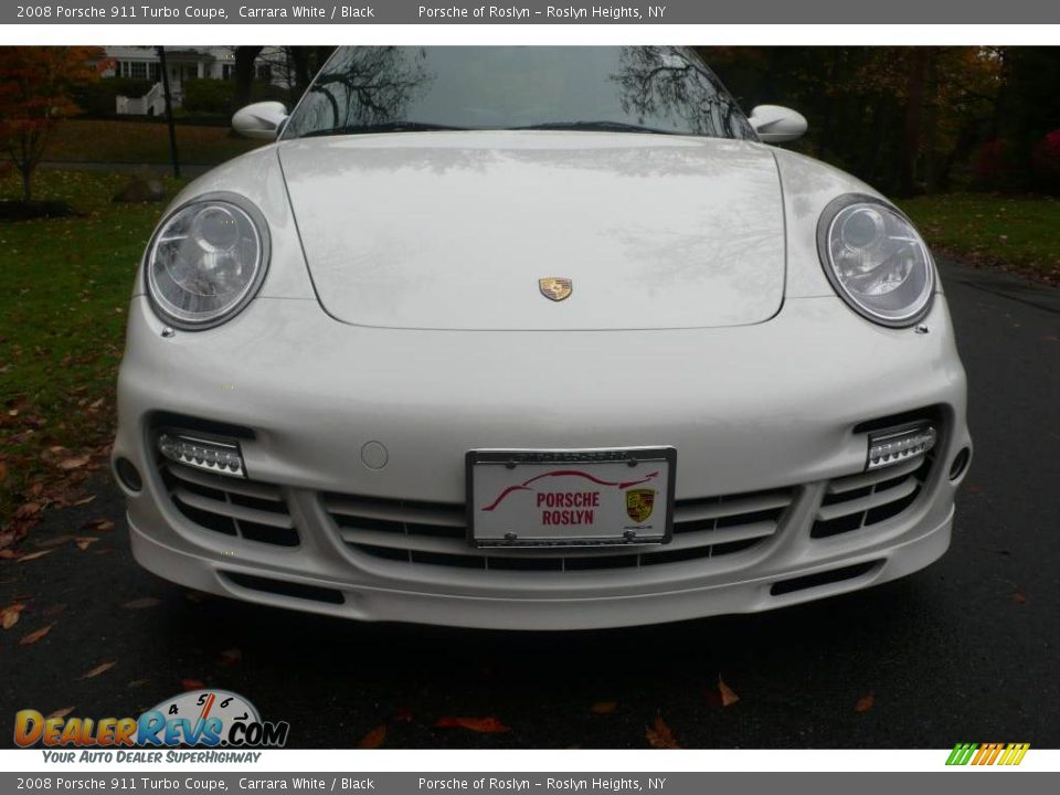 2008 Porsche 911 Turbo Coupe Carrara White / Black Photo #9
