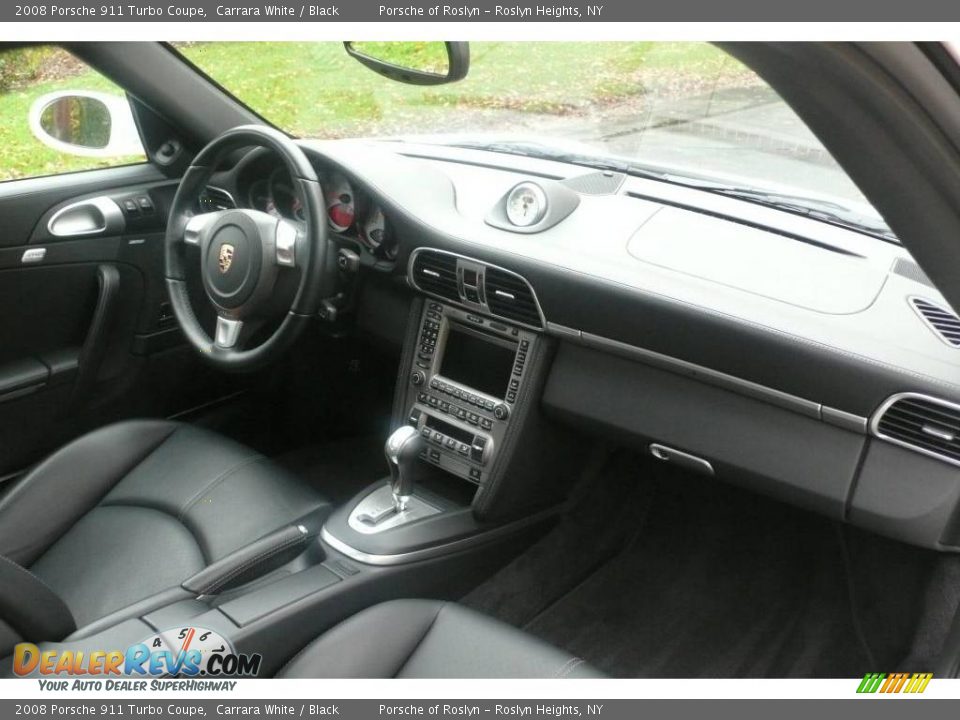 2008 Porsche 911 Turbo Coupe Carrara White / Black Photo #15