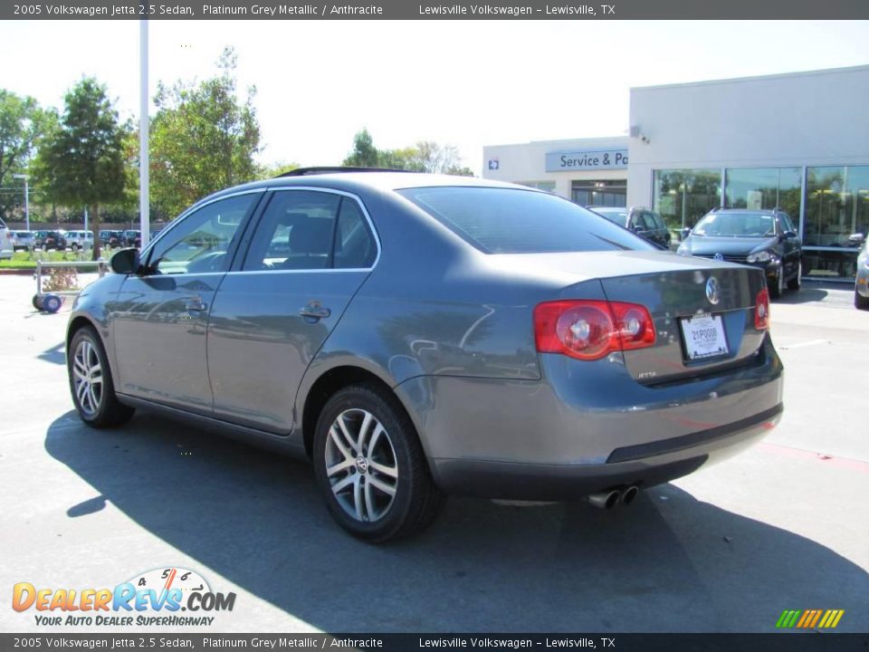 2005 Volkswagen Jetta 2.5 Sedan Platinum Grey Metallic / Anthracite Photo #3