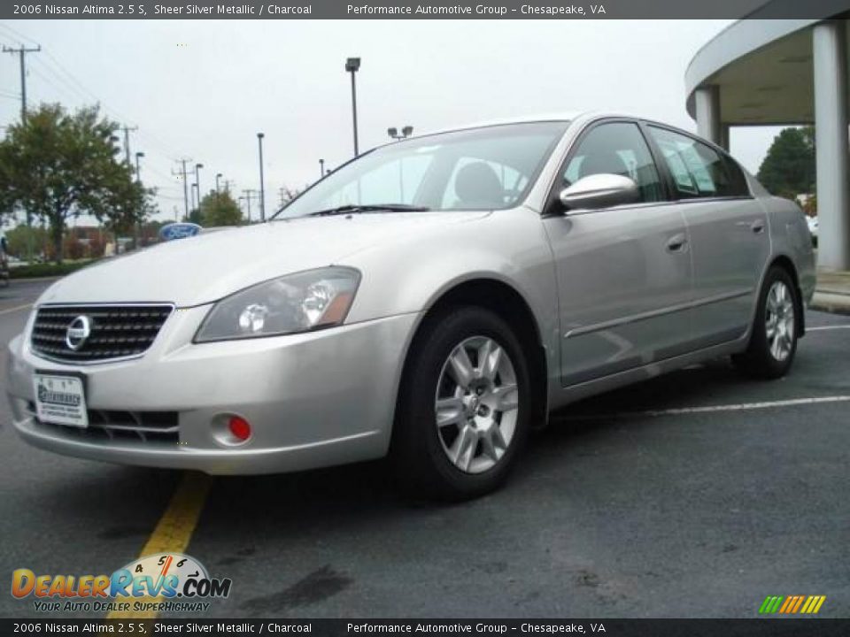 2006 Nissan Altima 2.5 S Sheer Silver Metallic / Charcoal Photo #1