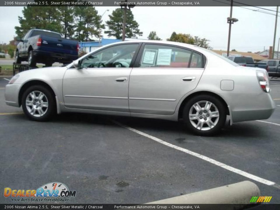 2006 Nissan Altima 2.5 S Sheer Silver Metallic / Charcoal Photo #3