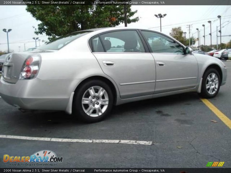 2006 Nissan Altima 2.5 S Sheer Silver Metallic / Charcoal Photo #6