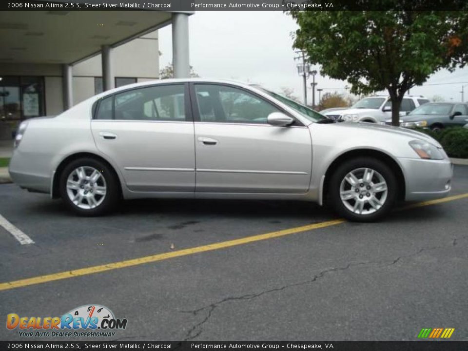 2006 Nissan Altima 2.5 S Sheer Silver Metallic / Charcoal Photo #7