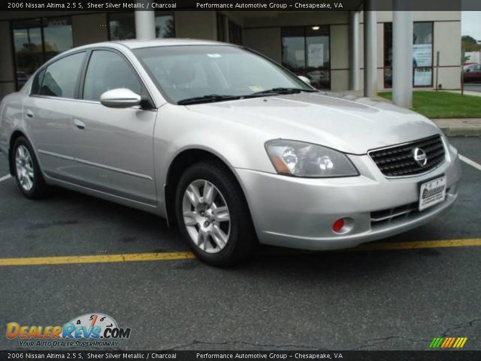 2006 Nissan Altima 2.5 S Sheer Silver Metallic / Charcoal Photo #8