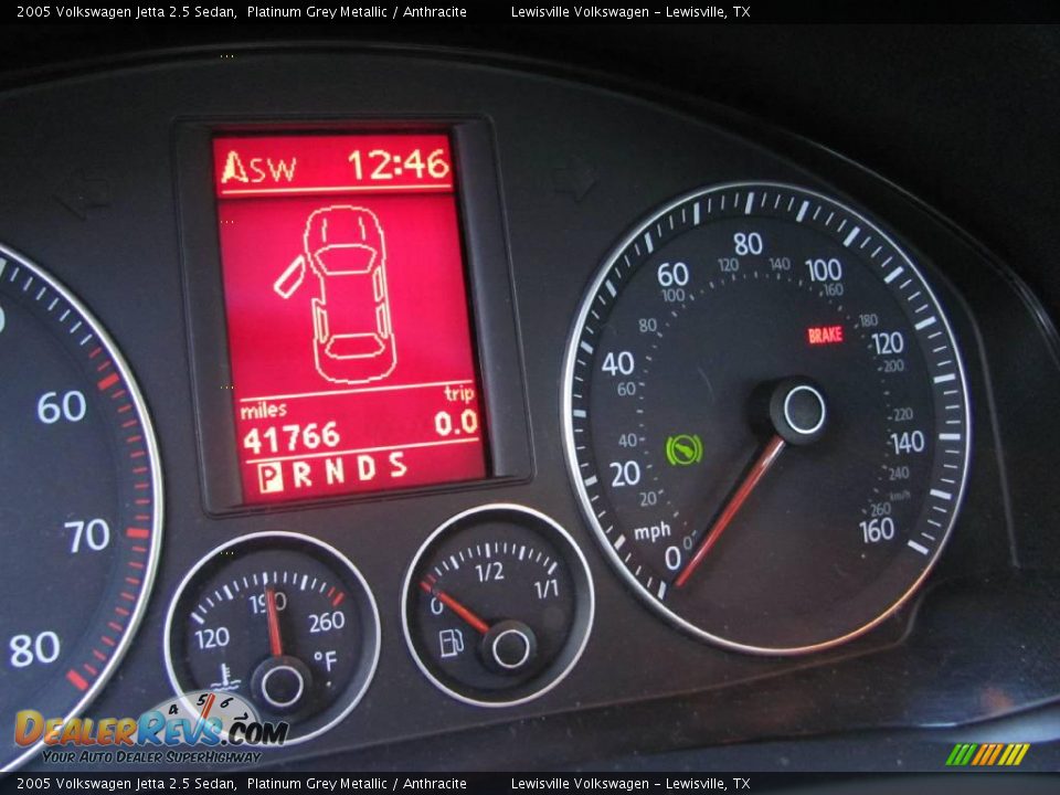 2005 Volkswagen Jetta 2.5 Sedan Platinum Grey Metallic / Anthracite Photo #21