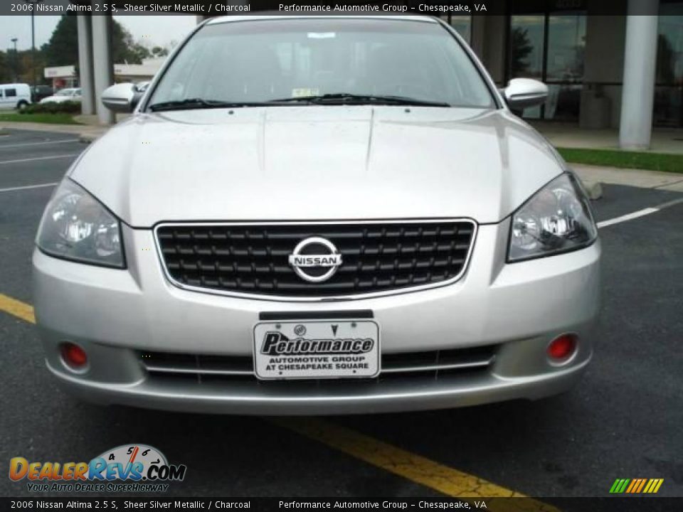 2006 Nissan Altima 2.5 S Sheer Silver Metallic / Charcoal Photo #9