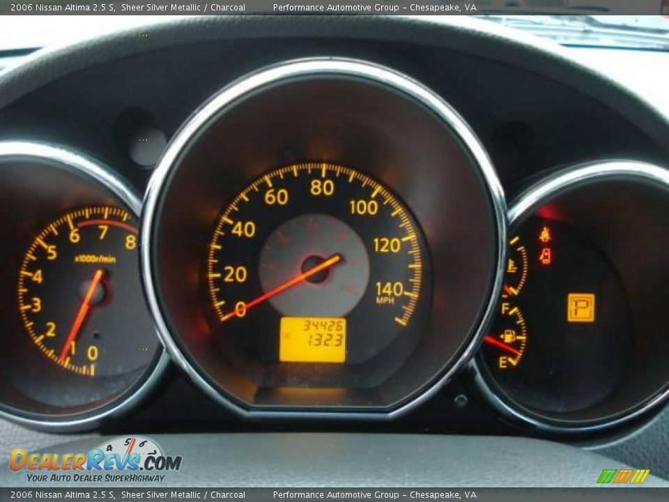 2006 Nissan Altima 2.5 S Sheer Silver Metallic / Charcoal Photo #23