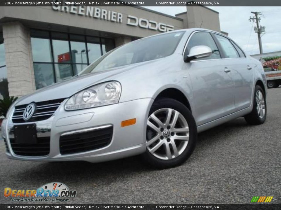 2007 Volkswagen Jetta Wolfsburg Edition Sedan Reflex Silver Metallic / Anthracite Photo #1