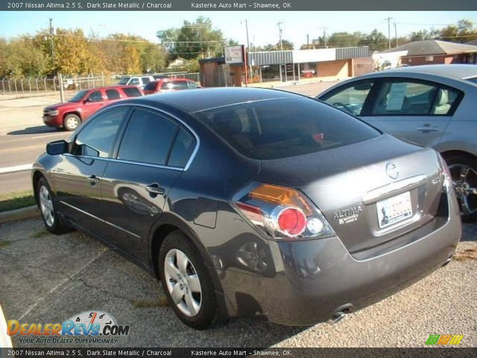 2007 Nissan Altima 2.5 S Dark Slate Metallic / Charcoal Photo #4