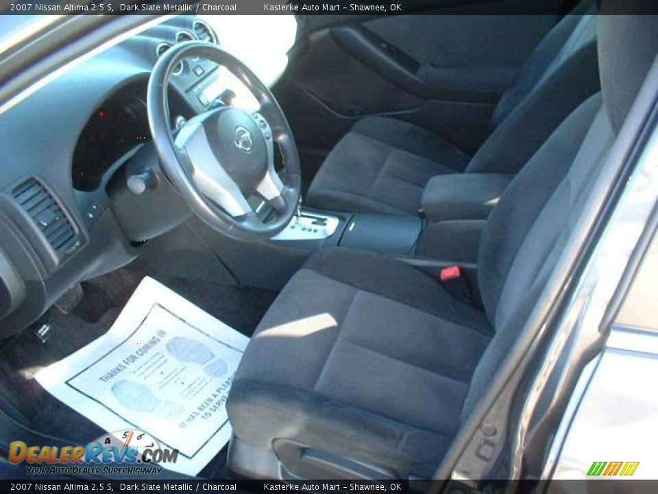 2007 Nissan Altima 2.5 S Dark Slate Metallic / Charcoal Photo #6