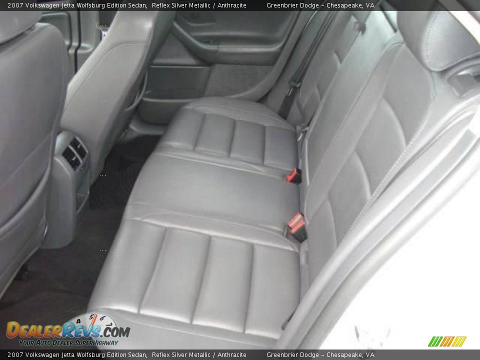 2007 Volkswagen Jetta Wolfsburg Edition Sedan Reflex Silver Metallic / Anthracite Photo #11