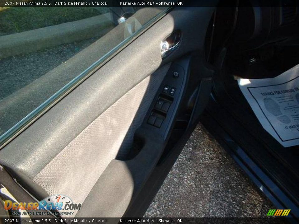2007 Nissan Altima 2.5 S Dark Slate Metallic / Charcoal Photo #7